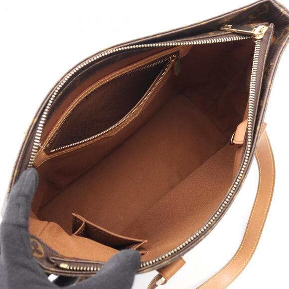 LOUIS VUITTON Authentic Brown Monogram Leather Piano Shoulder Bag - Picture 3 of 11